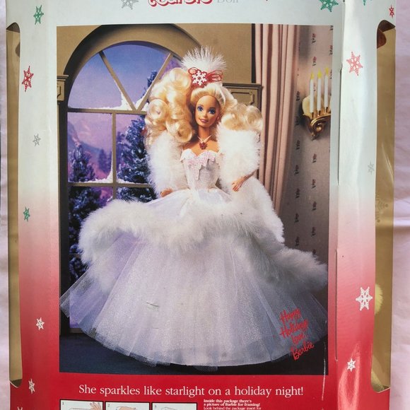 Happy Holidays Barbie 1989 - Picture 2 of 6